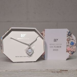 Bomb Party Necklace October 2025, Carrying The Shine Opal Necklace, New in box